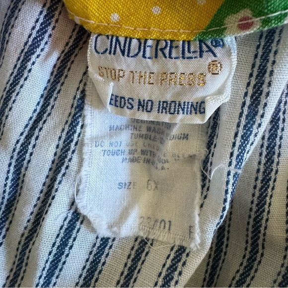 Vintage Cinderella Stop the Press Maxi Long Dress Boho Floral Patchwork 6X USA - Picture 8 of 11